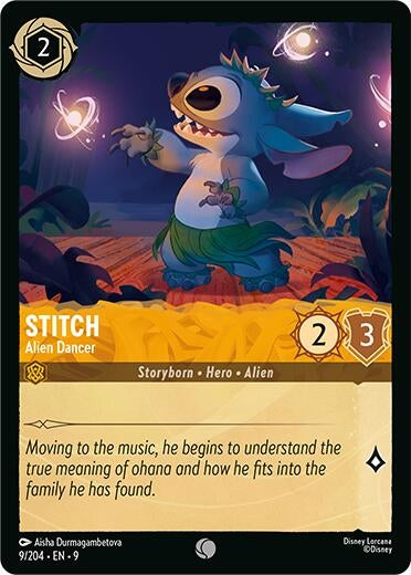 Image for Stitch - Alien Dancer (9/204) (Fabled) - Disney Lorcana