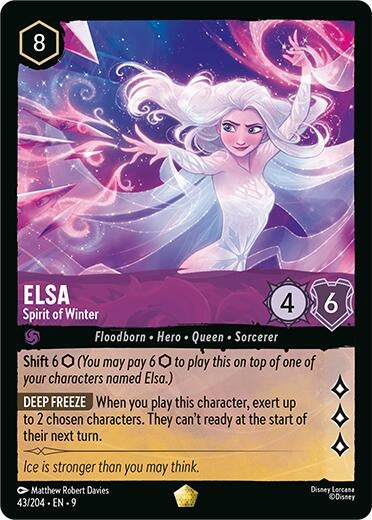 Image for Elsa - Spirit of Winter (43/204) (Fabled) - Disney Lorcana