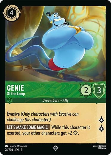 Image for Genie - Of the Lamp (76/204) (Fabled) - Disney Lorcana
