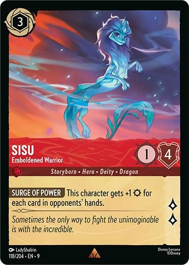 Image for Sisu - Emboldened Warrior (118/204) (Fabled) - Disney Lorcana