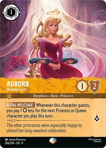 Image for Aurora - Holding Court (Epic) (206/204) (Fabled) - Disney Lorcana