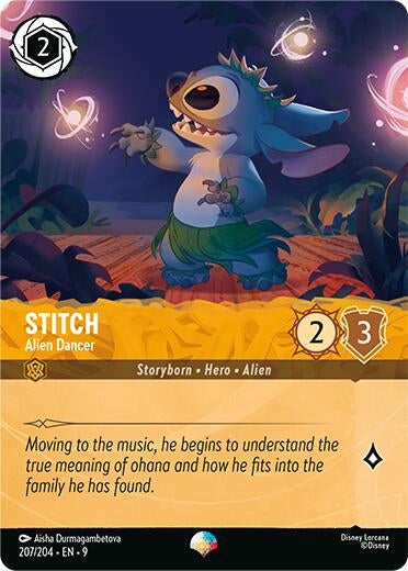 Image for Stitch - Alien Dancer (Epic) (207/204) (Fabled) - Disney Lorcana
