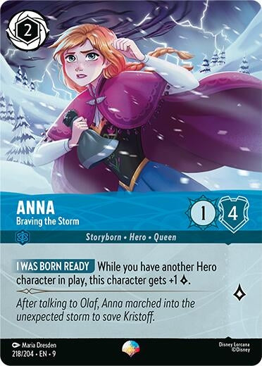 Image for Anna - Braving the Storm (Epic) (218/204) (Fabled) - Disney Lorcana
