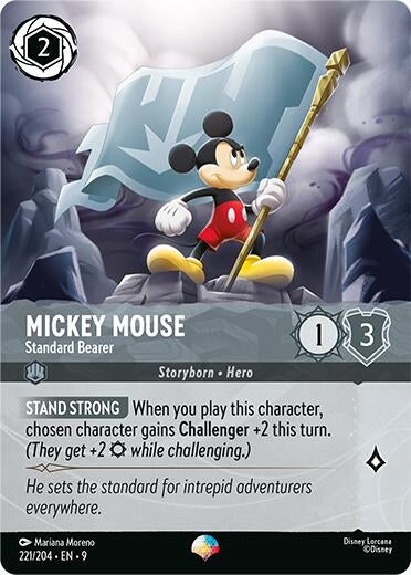 Image for Mickey Mouse - Standard Bearer (Epic) (221/204) (Fabled) - Disney Lorcana