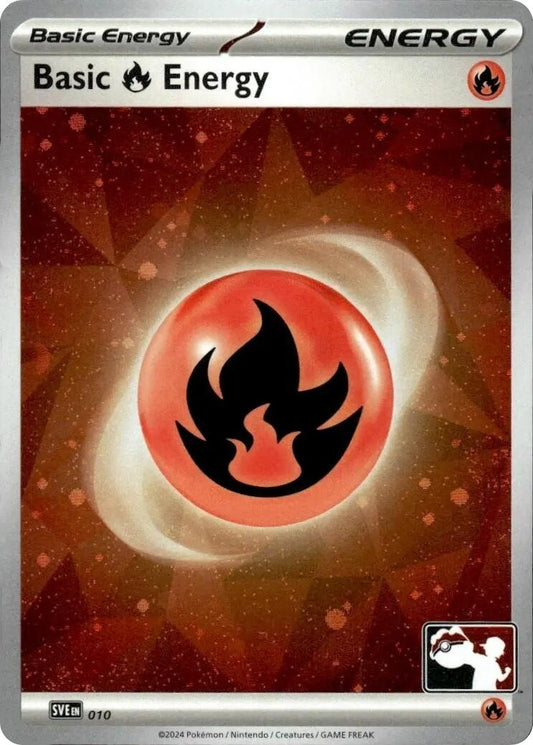 Image for Basic Fire Energy - 010 (Cosmos Holo) (010) (Prize Pack Series Cards) - Pokemon
