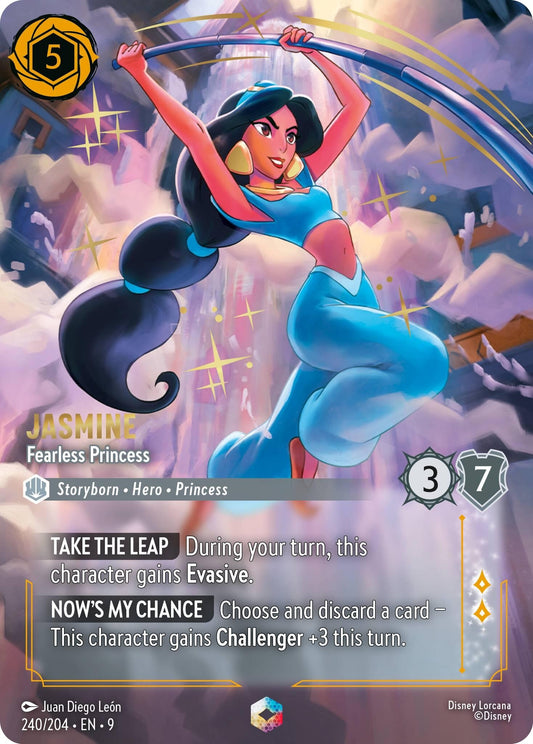 Image for Jasmine - Fearless Princess (Enchanted) (240/204) (Fabled) - Disney Lorcana