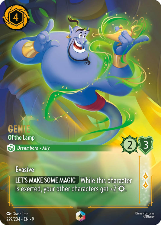 Image for Genie - Of the Lamp (Enchanted) (229/204) (Fabled) - Disney Lorcana