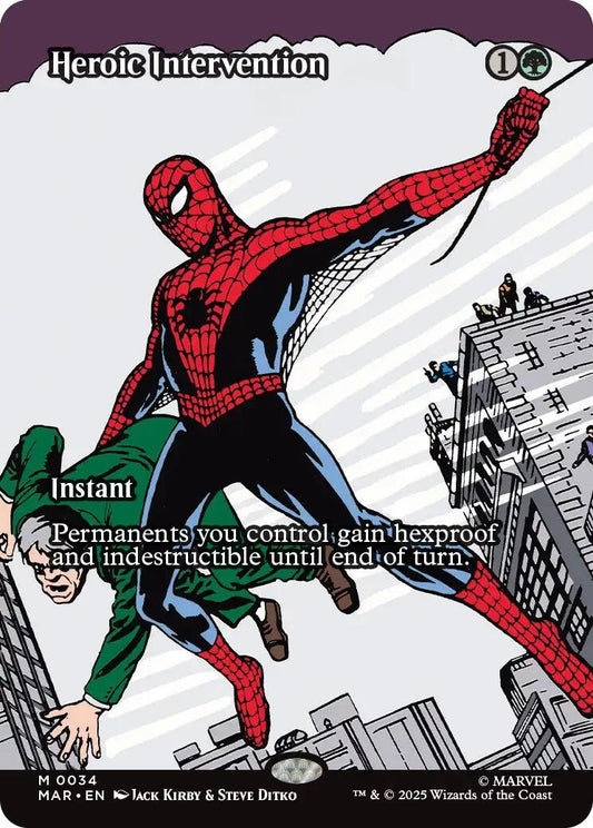 Image for Heroic Intervention (Borderless) (34) (Marvel Universe Eternal-Legal) - Magic: The Gathering