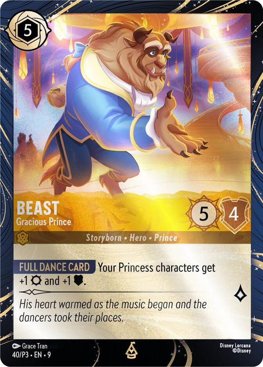 Image for Beast - Gracious Prince (40) (Disney Lorcana Promo Cards) - Disney Lorcana