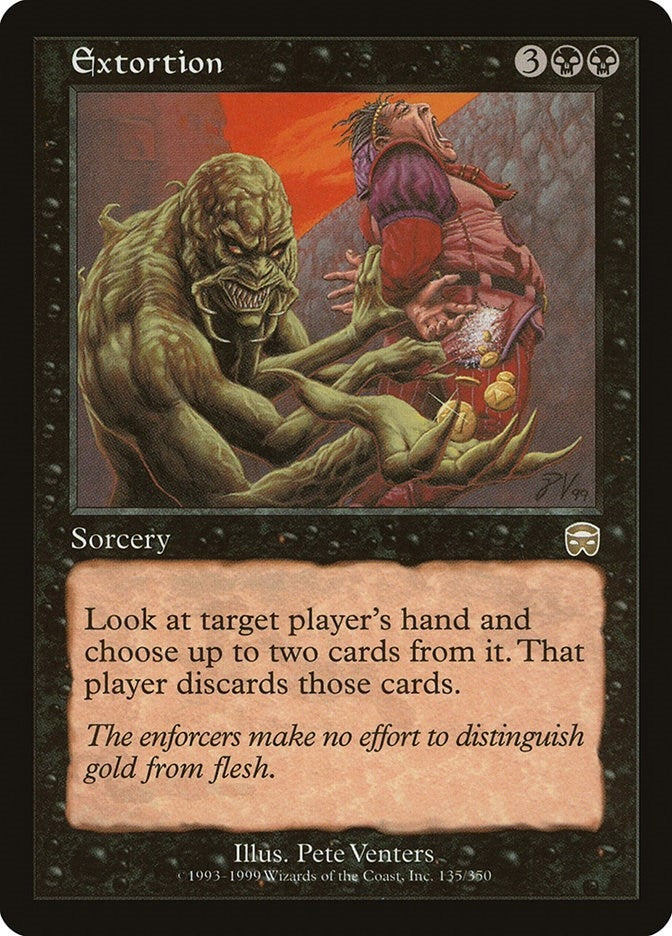 Image for Extortion (135) (Mercadian Masques) - Magic: The Gathering