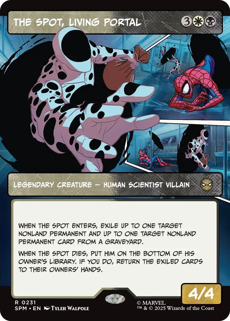 Image for The Spot, Living Portal (Borderless) (231) (Marvel's Spider-Man) - Magic: The Gathering