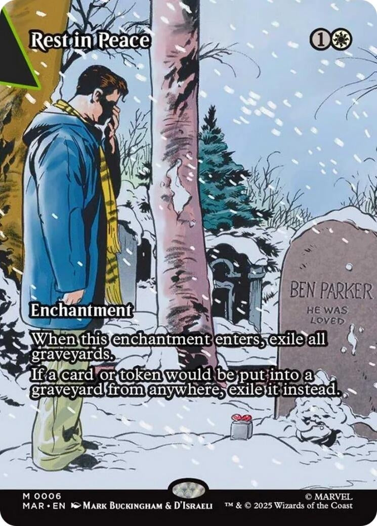 Image for Rest in Peace (Borderless) (6) (Marvel Universe Eternal-Legal) - Magic: The Gathering