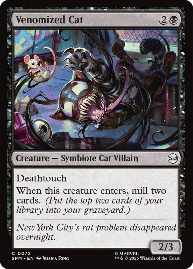Venomized Cat (72) (Marvel's Spider-Man)