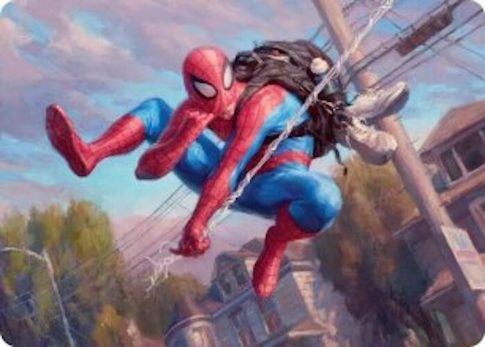 Image for Spider-Man, Web-Slinger Art Card (4) (Art Series: Marvel's Spider-Man) - Magic: The Gathering