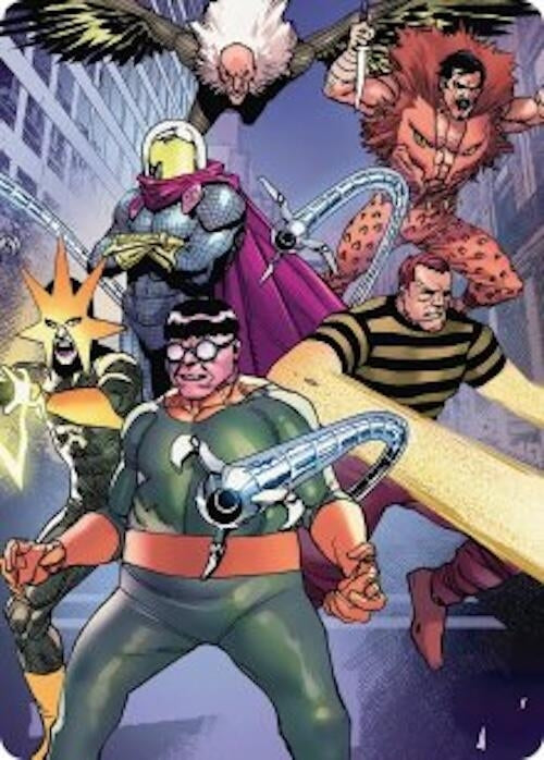 Image for Behold the Sinister Six! Art Card (45/54) (45) (Art Series: Marvel's Spider-Man) - Magic: The Gathering