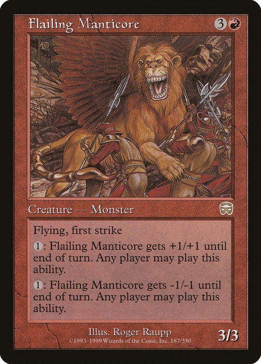 Image for Flailing Manticore (187) (Mercadian Masques) - Magic: The Gathering