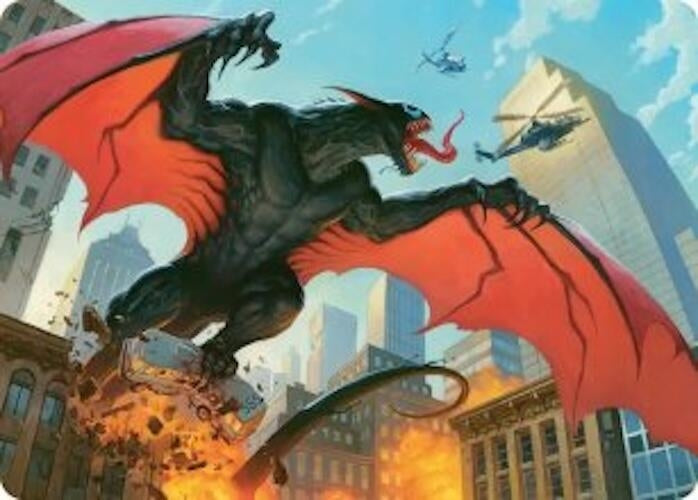 Image for Grendel, Spawn of Knull Art Card (54) (Art Series: Marvel's Spider-Man) - Magic: The Gathering