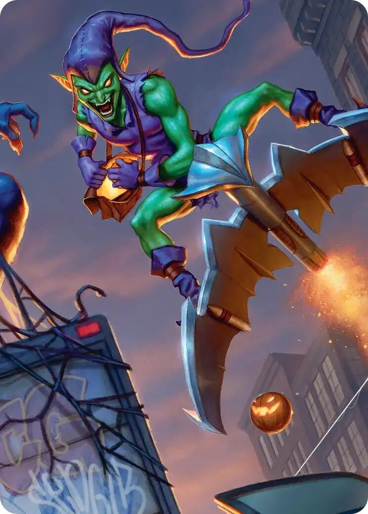Image for Green Goblin, Nemesis Art Card (Art Series: Marvel's Spider-Man) - Magic: The Gathering