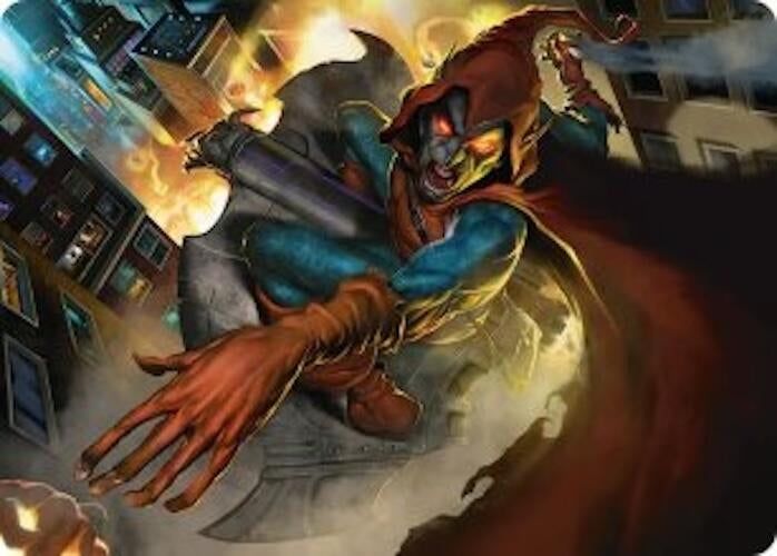 Image for Hobgoblin, Mantled Marauder Art Card (15) (Art Series: Marvel's Spider-Man) - Magic: The Gathering