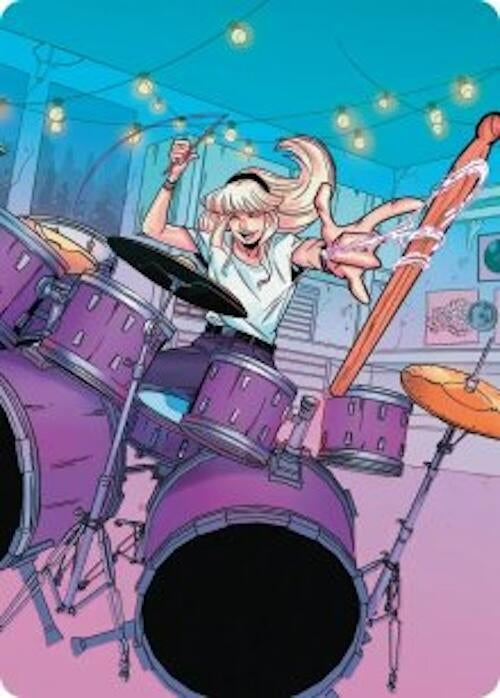 Image for Gwen Stacy Art Card (34/54) (34) (Art Series: Marvel's Spider-Man) - Magic: The Gathering