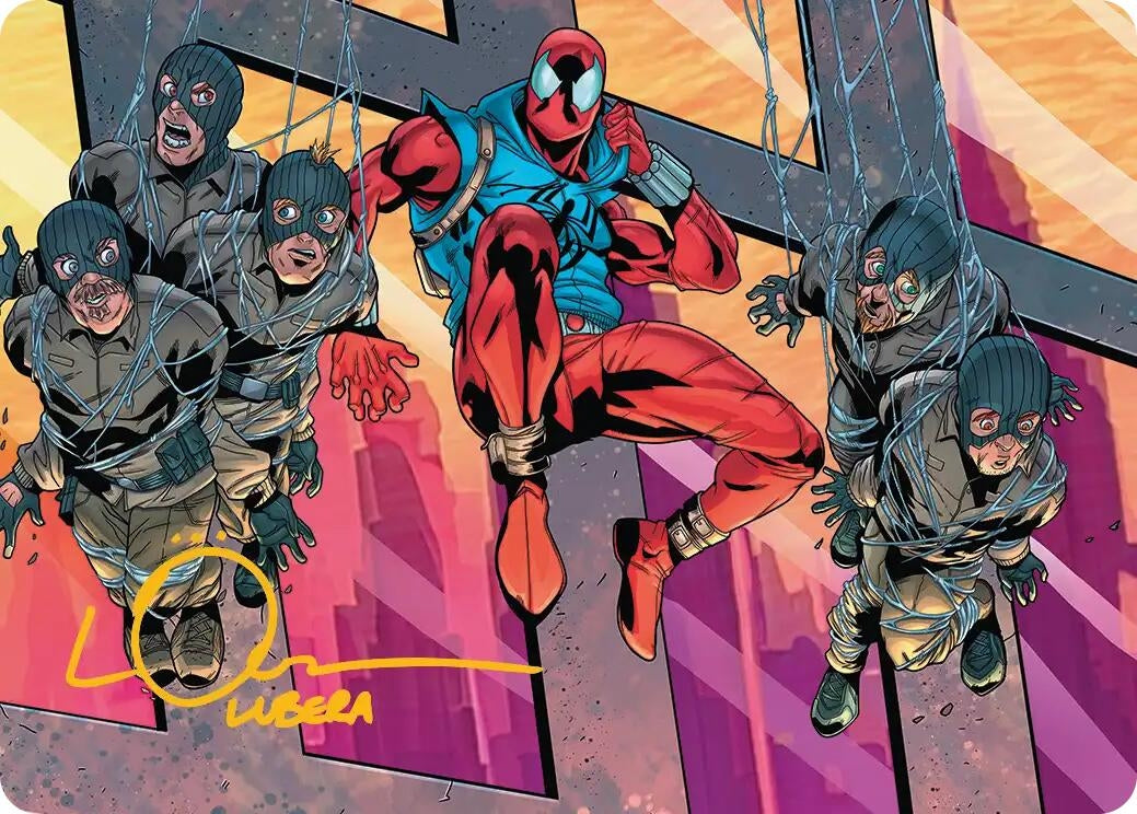 Image for Scarlet Spider, Ben Reilly Art Card (Gold-Stamped Signature) (38) (Art Series: Marvel's Spider-Man) - Magic: The Gathering