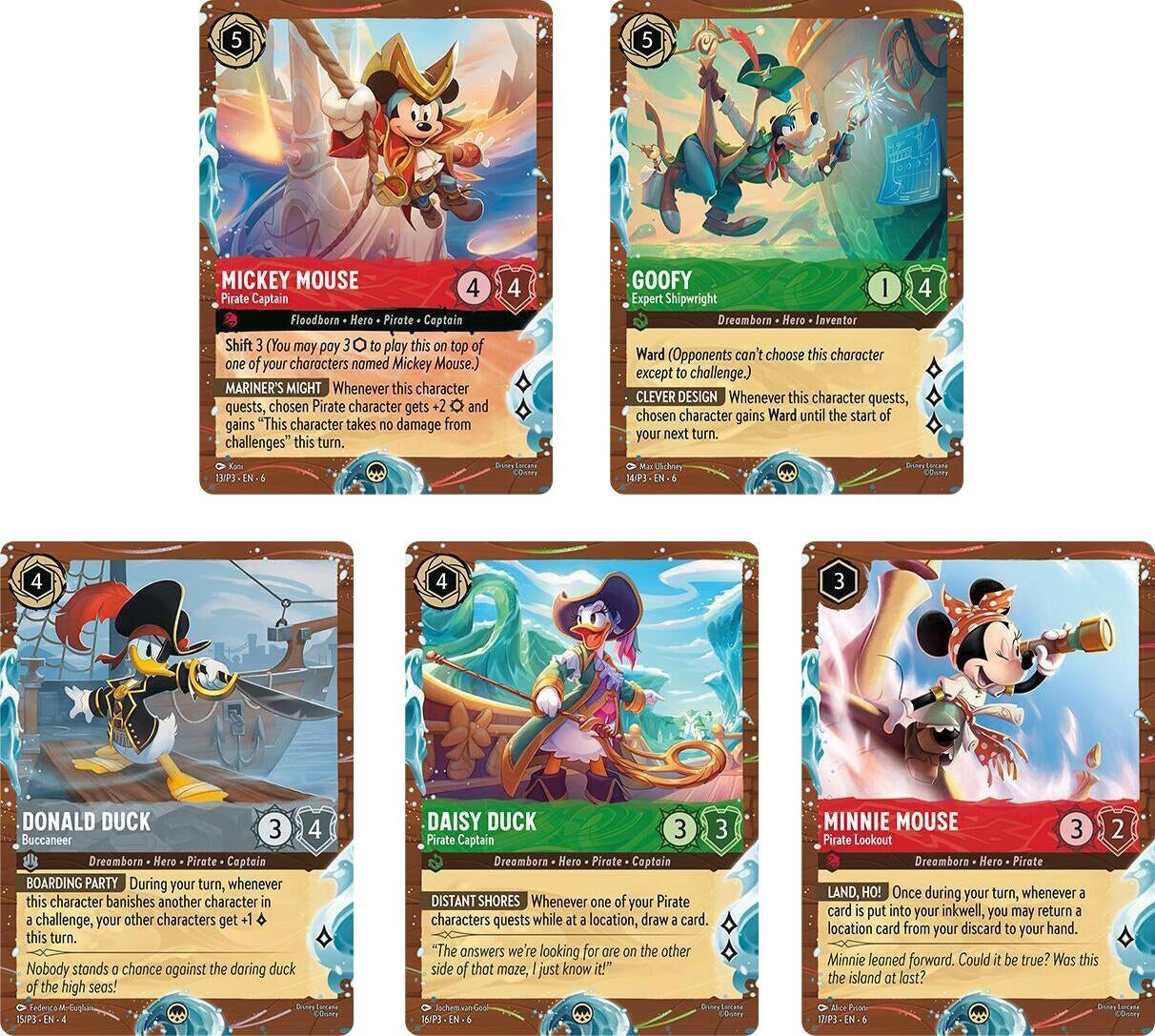 Image for Disney Cruise Promos (Set of 5) (Disney Lorcana Promo Cards) - Disney Lorcana