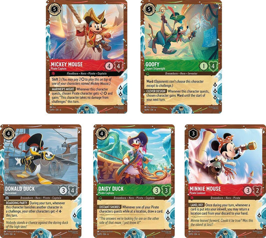 Image for Disney Cruise Promos (Set of 5) (Disney Lorcana Promo Cards) - Disney Lorcana