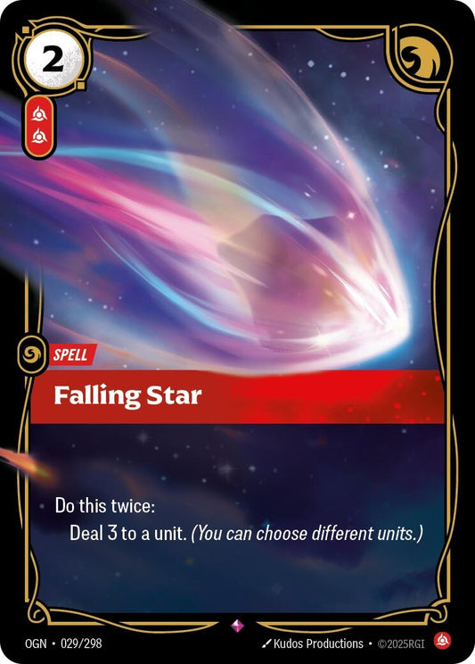 Image for Falling Star (029/298) (Origins) - Riftbound: League of Legends Trading Card Game