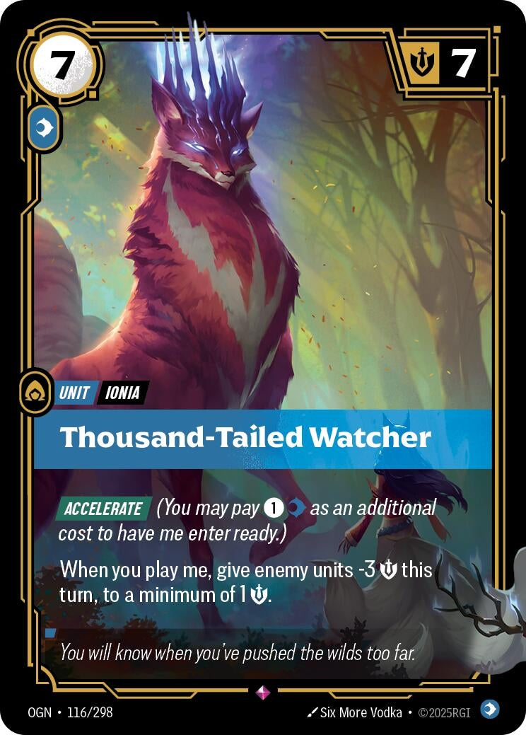 Image for Thousand-Tailed Watcher (116/298) (Origins) - Riftbound: League of Legends Trading Card Game