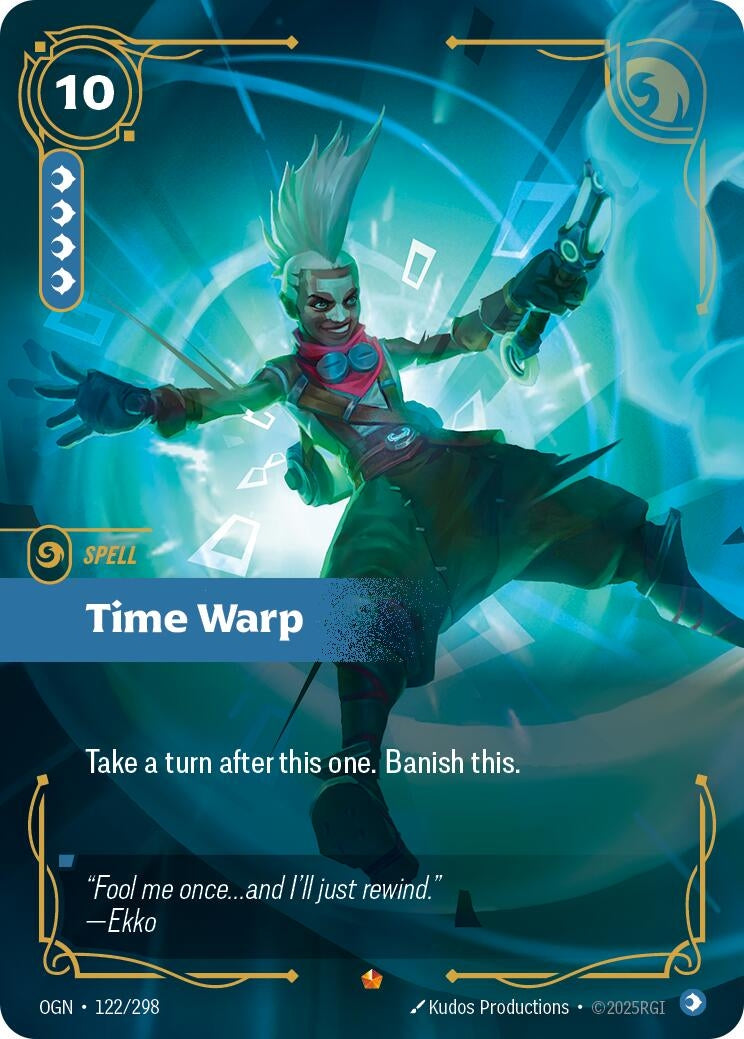 Image for Time Warp (122/298) (Origins) - Riftbound: League of Legends Trading Card Game