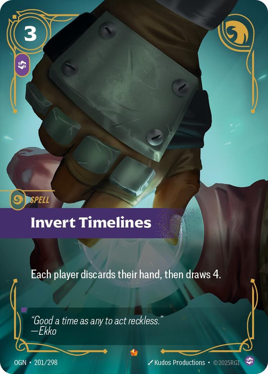 Image for Invert Timeline (201/298) (Origins) - Riftbound: League of Legends Trading Card Game