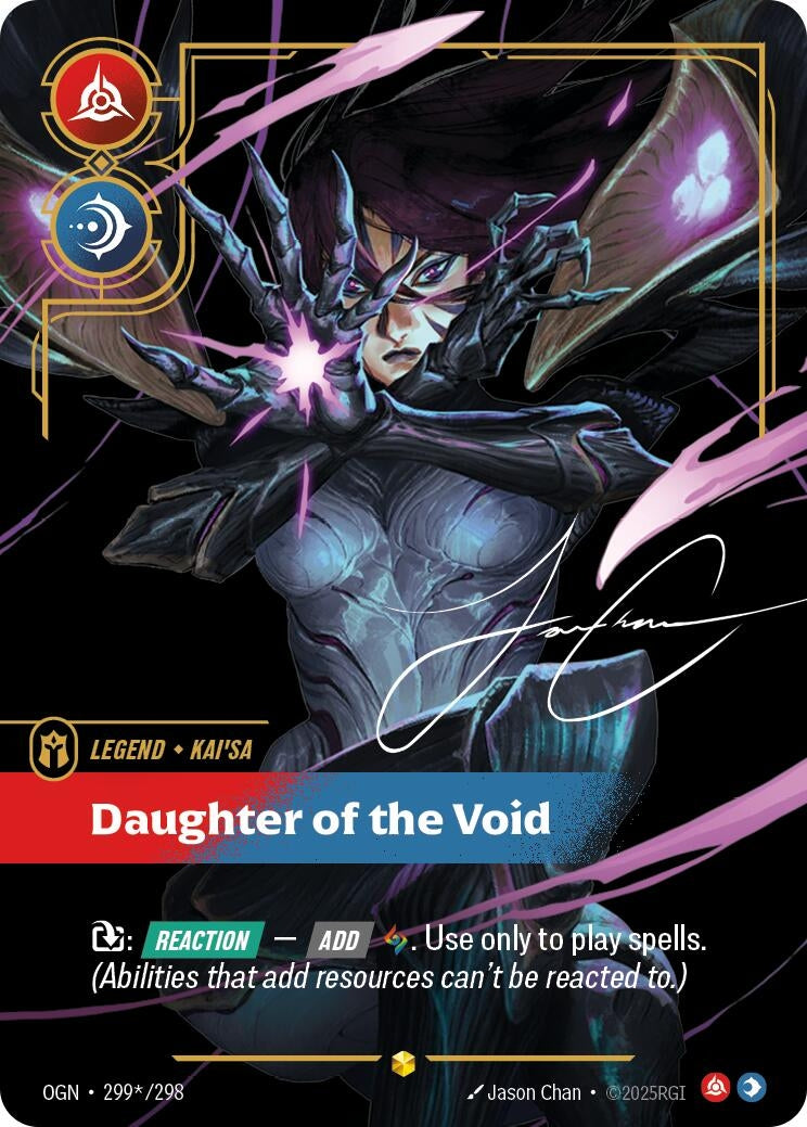 Image for Kai'Sa - Daughter of the Void (Alternate Art) (299*/298) (Origins) - Riftbound: League of Legends Trading Card Game