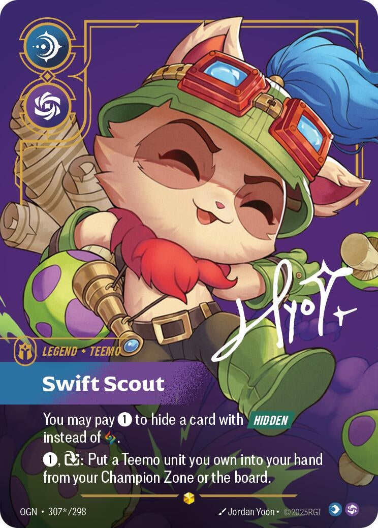 Image for Teemo - Swift Scout (Alternate Art) (307*/298) (Origins) - Riftbound: League of Legends Trading Card Game