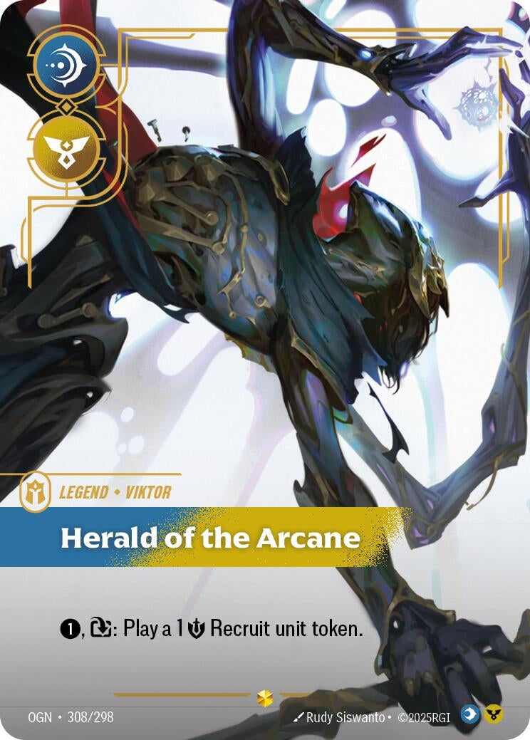 Image for Viktor - Herald of the Arcane (Overnumbered) (308/298) (Origins) - Riftbound: League of Legends Trading Card Game