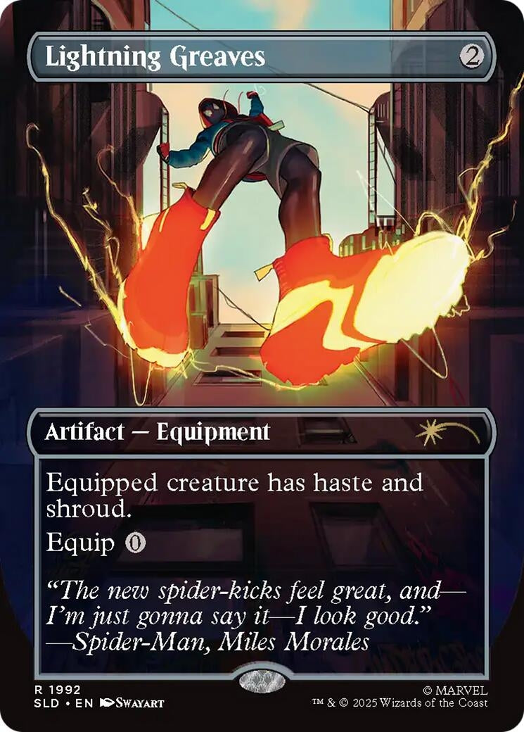 Image for Lightning Greaves (1992) (1992) (Secret Lair Drop Series) - Magic: The Gathering