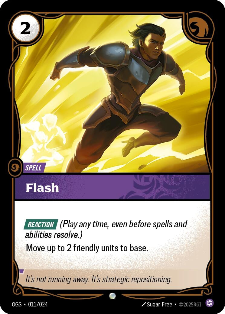 Image for Flash (011/024) (Origins: Proving Grounds) - Riftbound: League of Legends Trading Card Game