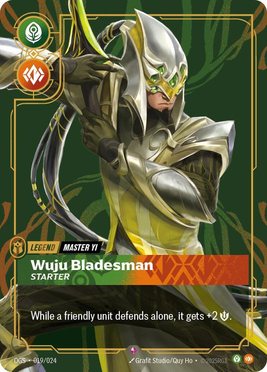 Image for Master Yi - Wuju Bladesman (Starter) (019/024) (Origins: Proving Grounds) - Riftbound: League of Legends Trading Card Game