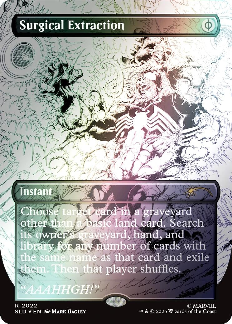 Image for Surgical Extraction (2022) (Rainbow Foil) (2022) (Secret Lair Drop Series) - Magic: The Gathering