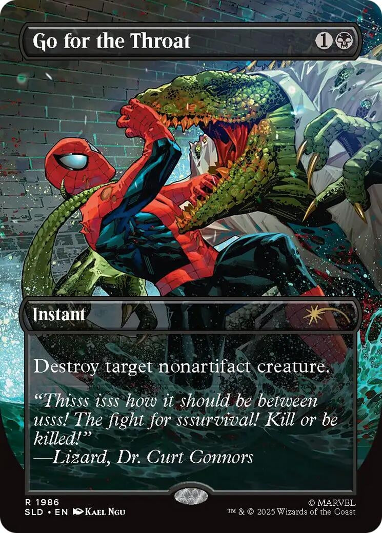 Image for Go for the Throat (1986) (Secret Lair Drop Series) - Magic: The Gathering