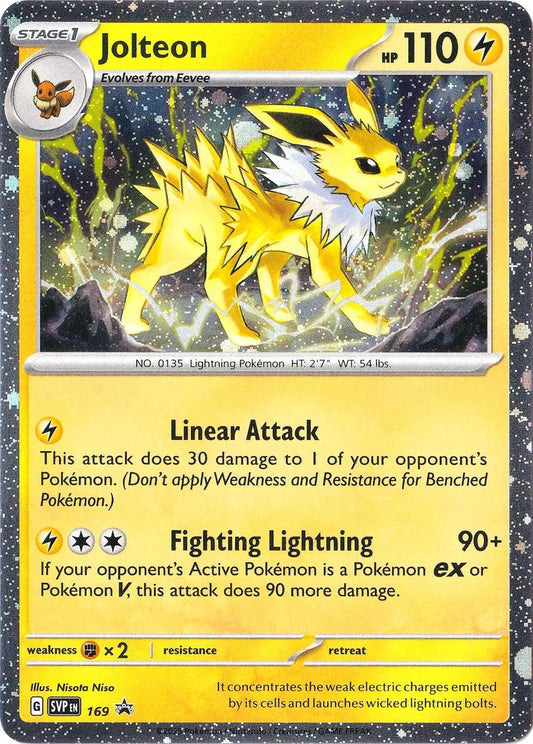 Image for Jolteon - 169 (Cosmos Holo) (135/165) (SV: Scarlet & Violet Promo Cards) - Pokemon