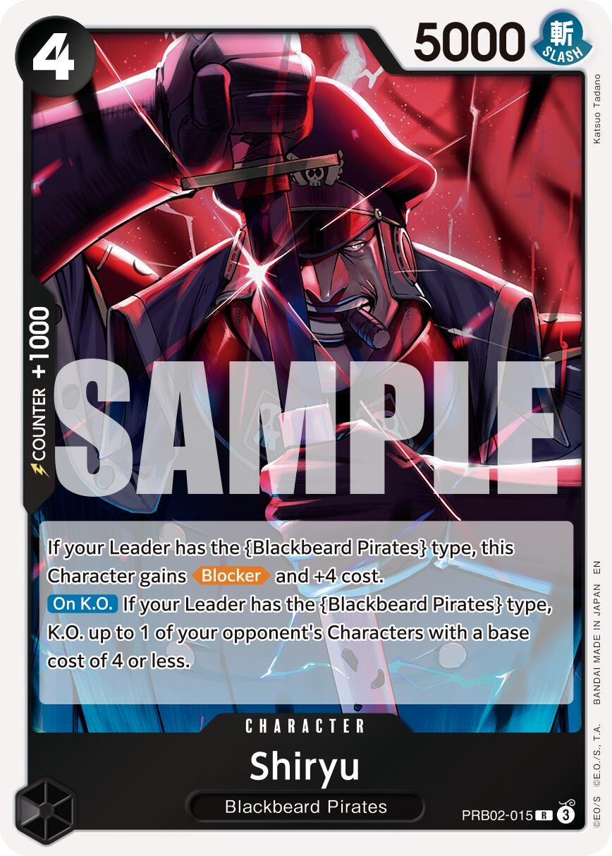 Image for Shiryu (PRB02-015) (Premium Booster -The Best- Vol. 2) - One Piece Card Game