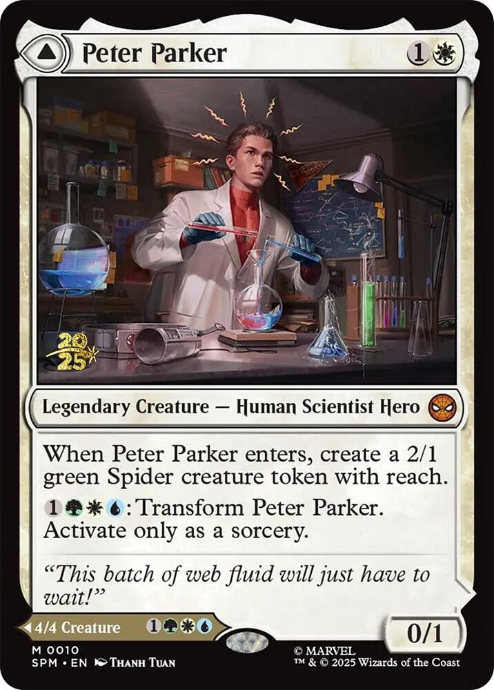 Image for Peter Parker (10) (Prerelease Cards) - Magic: The Gathering