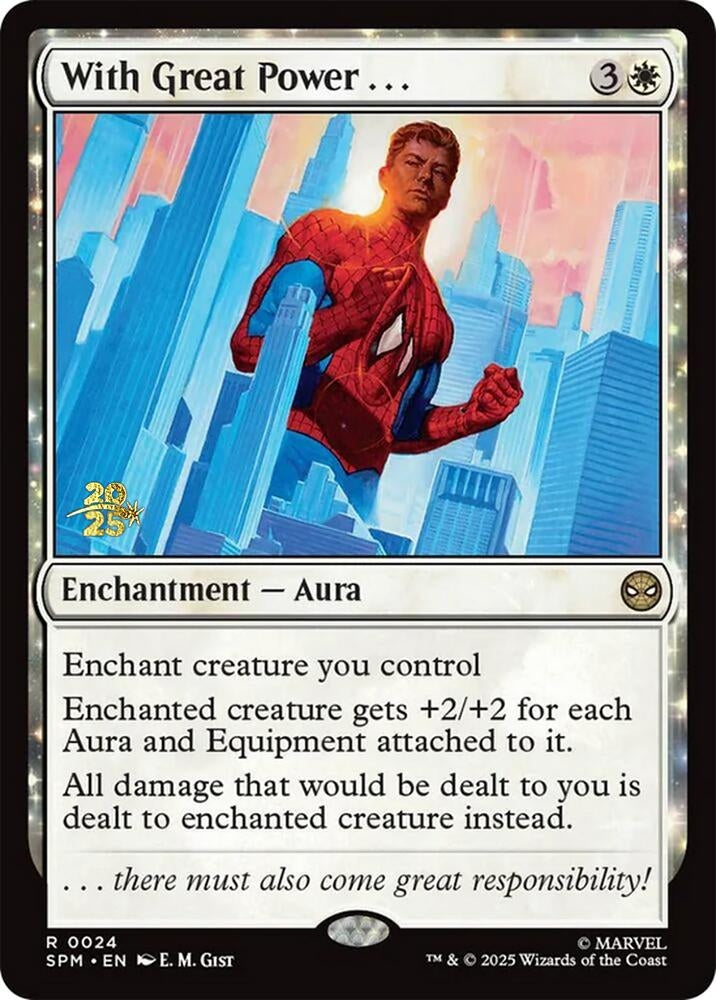 Image for With Great Power . . . (24) (Prerelease Cards) - Magic: The Gathering