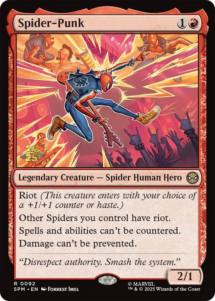 Image for Spider-Punk (92) (Prerelease Cards) - Magic: The Gathering