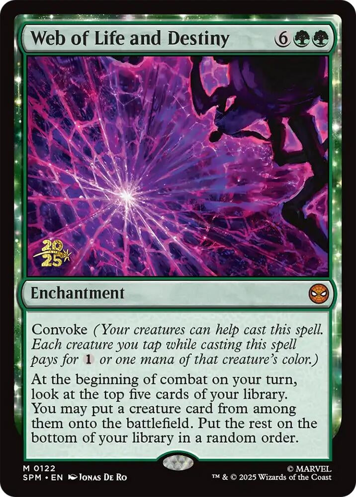 Image for Web of Life and Destiny (122) (Prerelease Cards) - Magic: The Gathering
