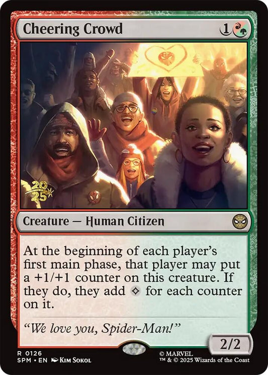 Image for Cheering Crowd (126) (Prerelease Cards) - Magic: The Gathering