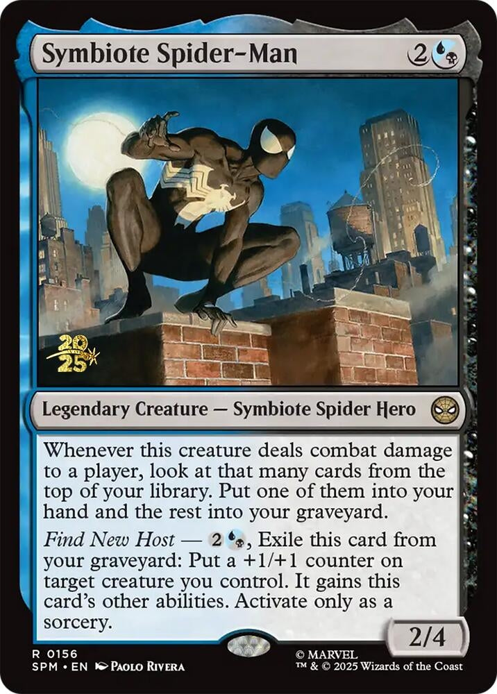 Image for Symbiote Spider-Man (156) (Prerelease Cards) - Magic: The Gathering