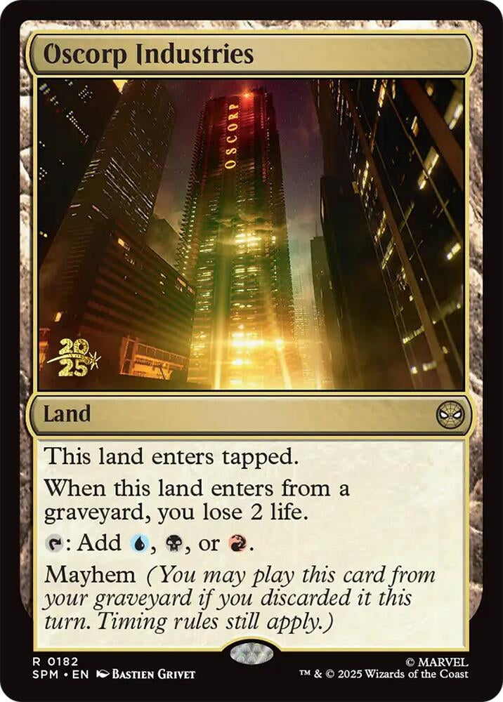 Image for Oscorp Industries (182) (Prerelease Cards) - Magic: The Gathering