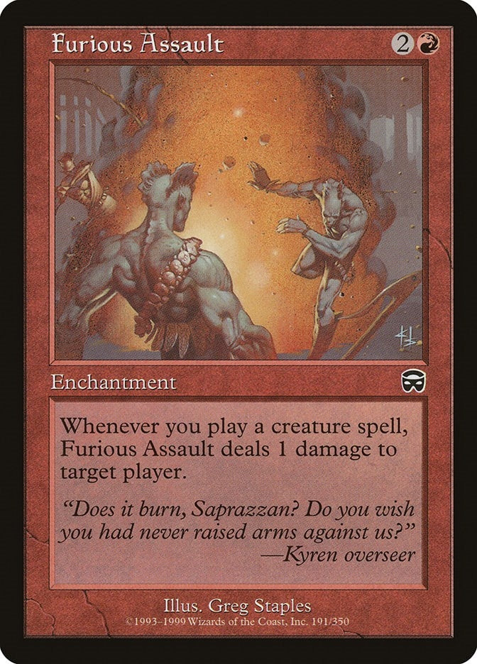 Image for Furious Assault (191) (Mercadian Masques) - Magic: The Gathering