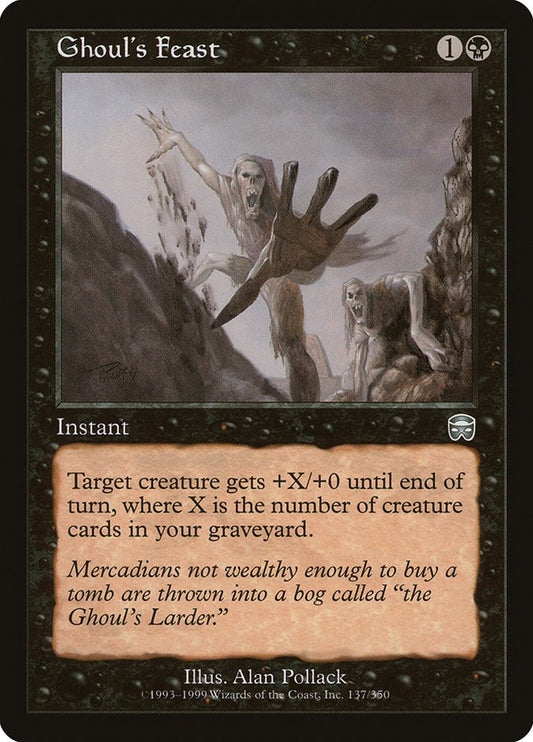 Image for Ghoul's Feast (137) (Mercadian Masques) - Magic: The Gathering